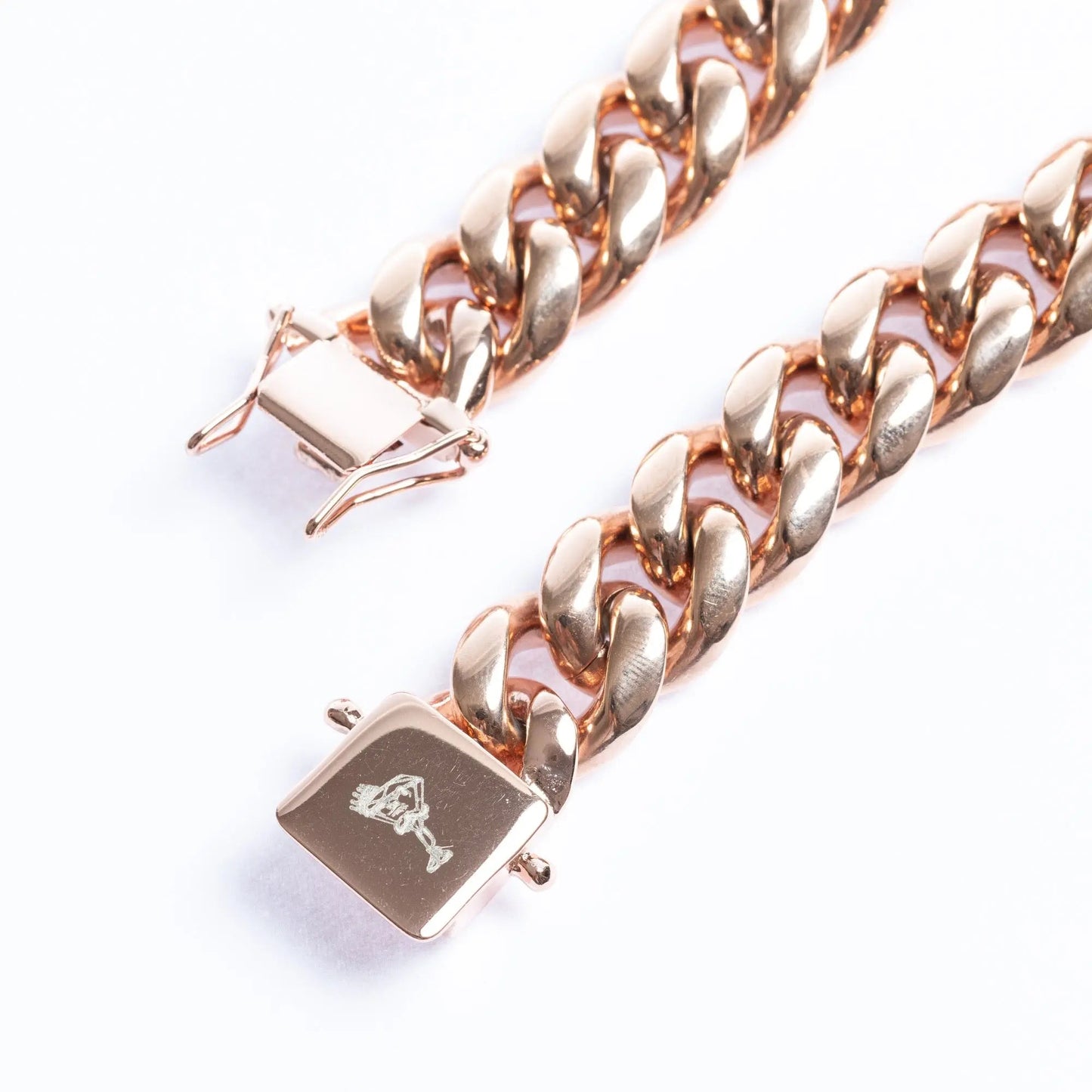 Tyresse 14MM MIAMI CUBAN CHAIN + BRACELET - ROSE GOLD