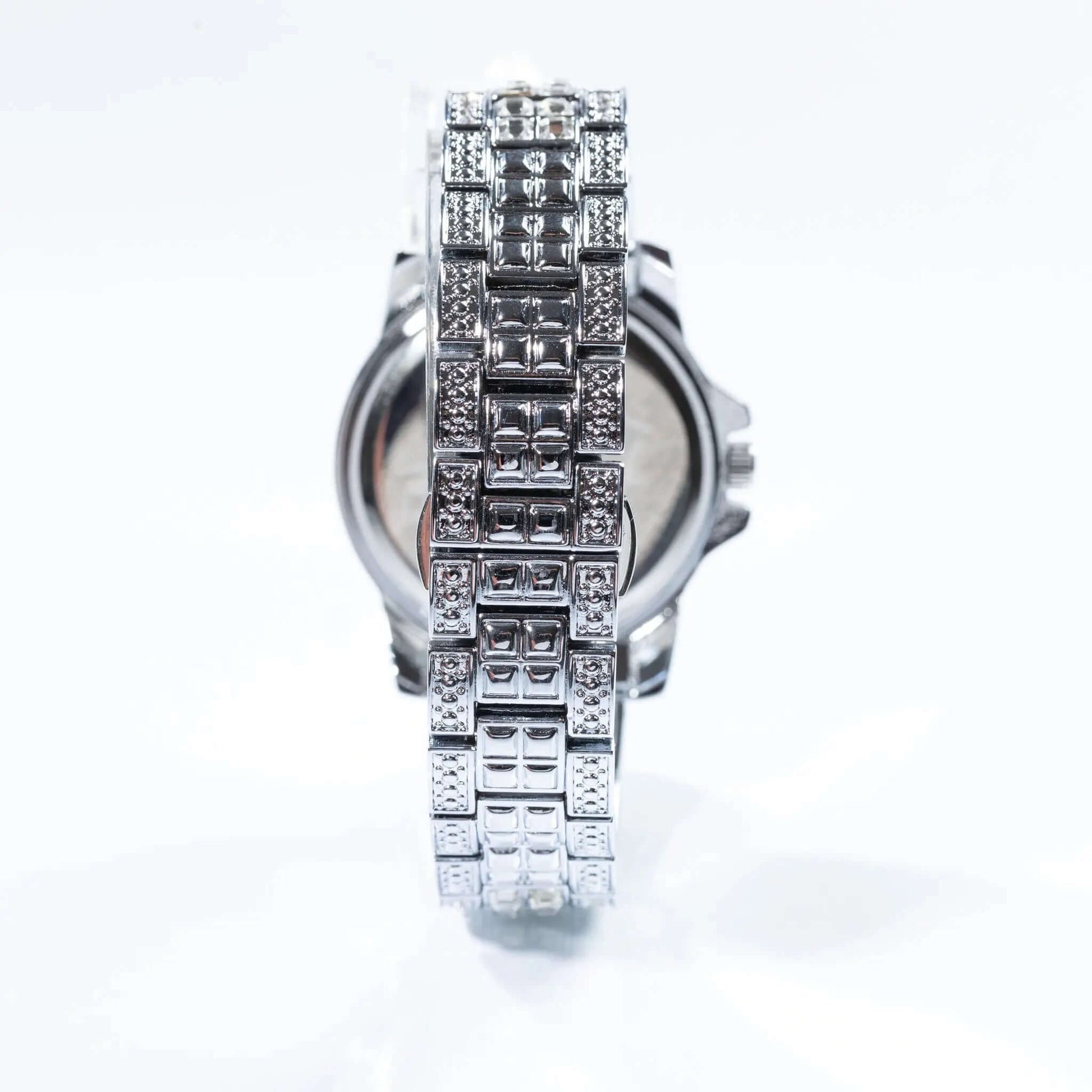 White Gold Baguette Diamond Watch Drip Store WorldWide